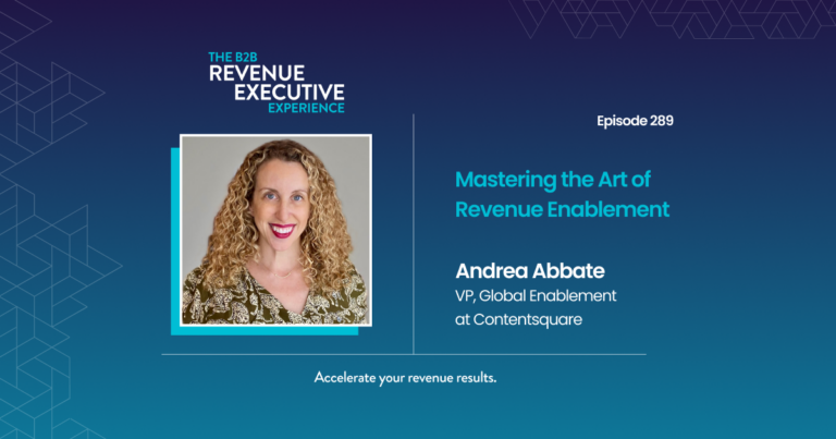 Mastering the Art of Revenue Enablement with Andrea Abbate