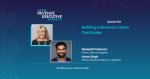 Guest Headshot Elizabeth Patterson, Partner Talent at Sapphire & Karan Singh, Partner Revenue Excellence at Sapphire | ValueSelling Associates Podcast