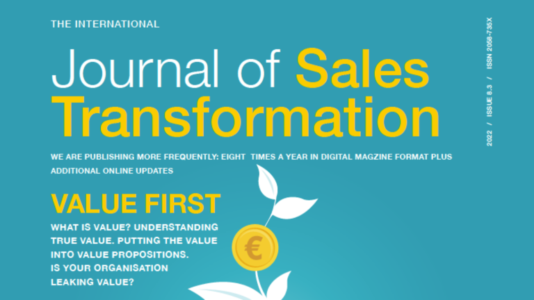 The International The Journal of Sales Transformation