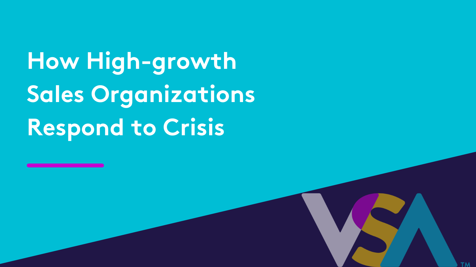 ebook cover with teal and navy on how high-growth sales organizations navigate change